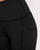 Black $|& Interval CloudLight Pose Pocket Legging - SOF Full Front