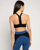 Black $|& Interval CloudLight Scoreline Bra - SOF Back