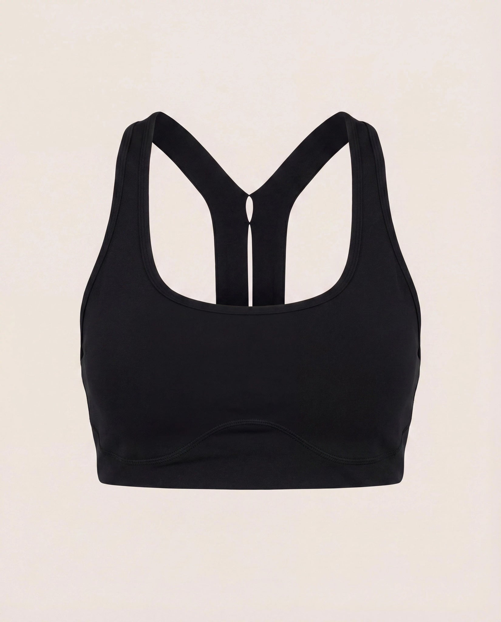 Black $|& Interval CloudLight Scoreline Bra - Hanger Detail