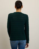 Hunter Green $|& Herizon Elevate Cardigan - SOF Back