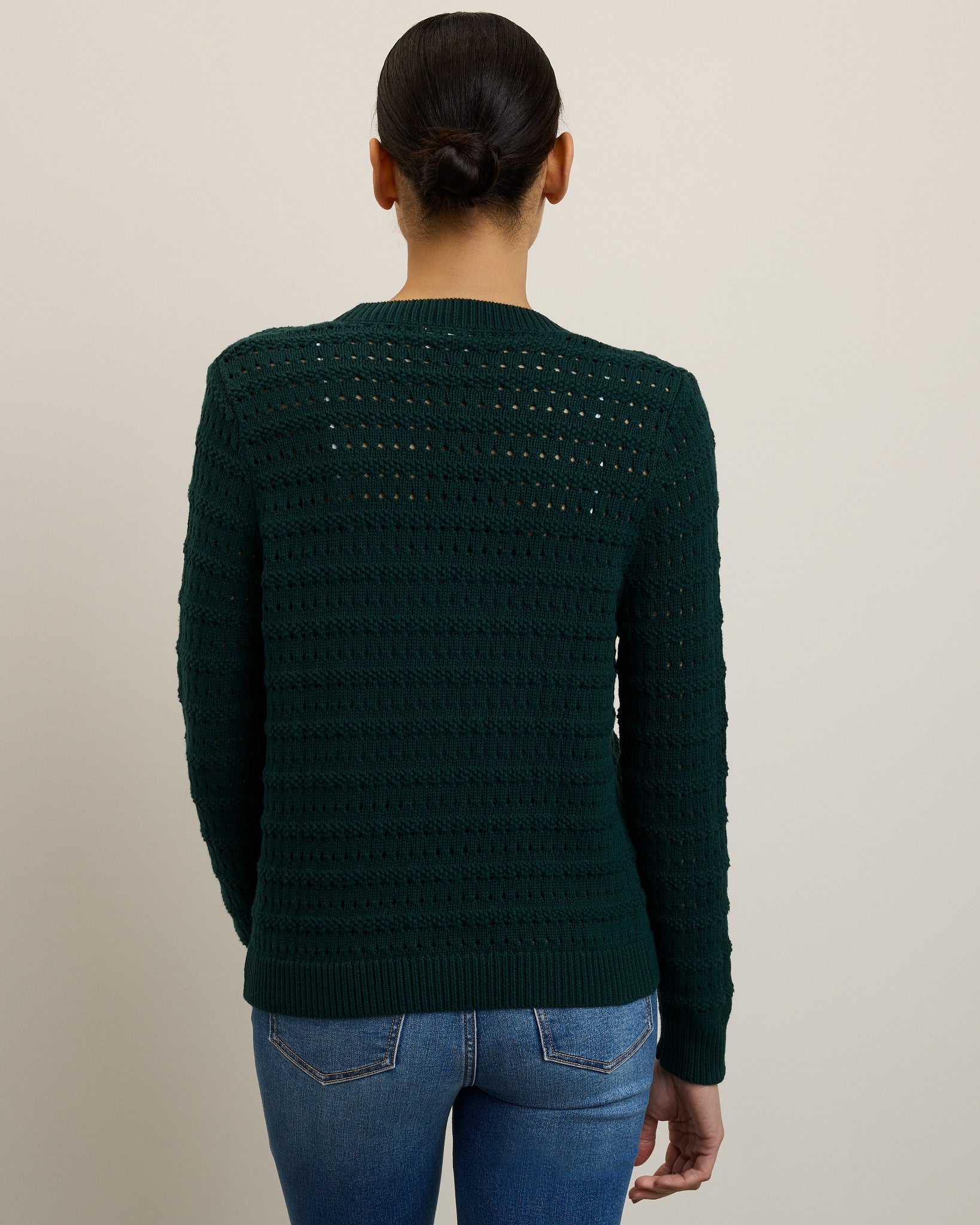 Hunter Green $|& Herizon Elevate Cardigan - SOF Back