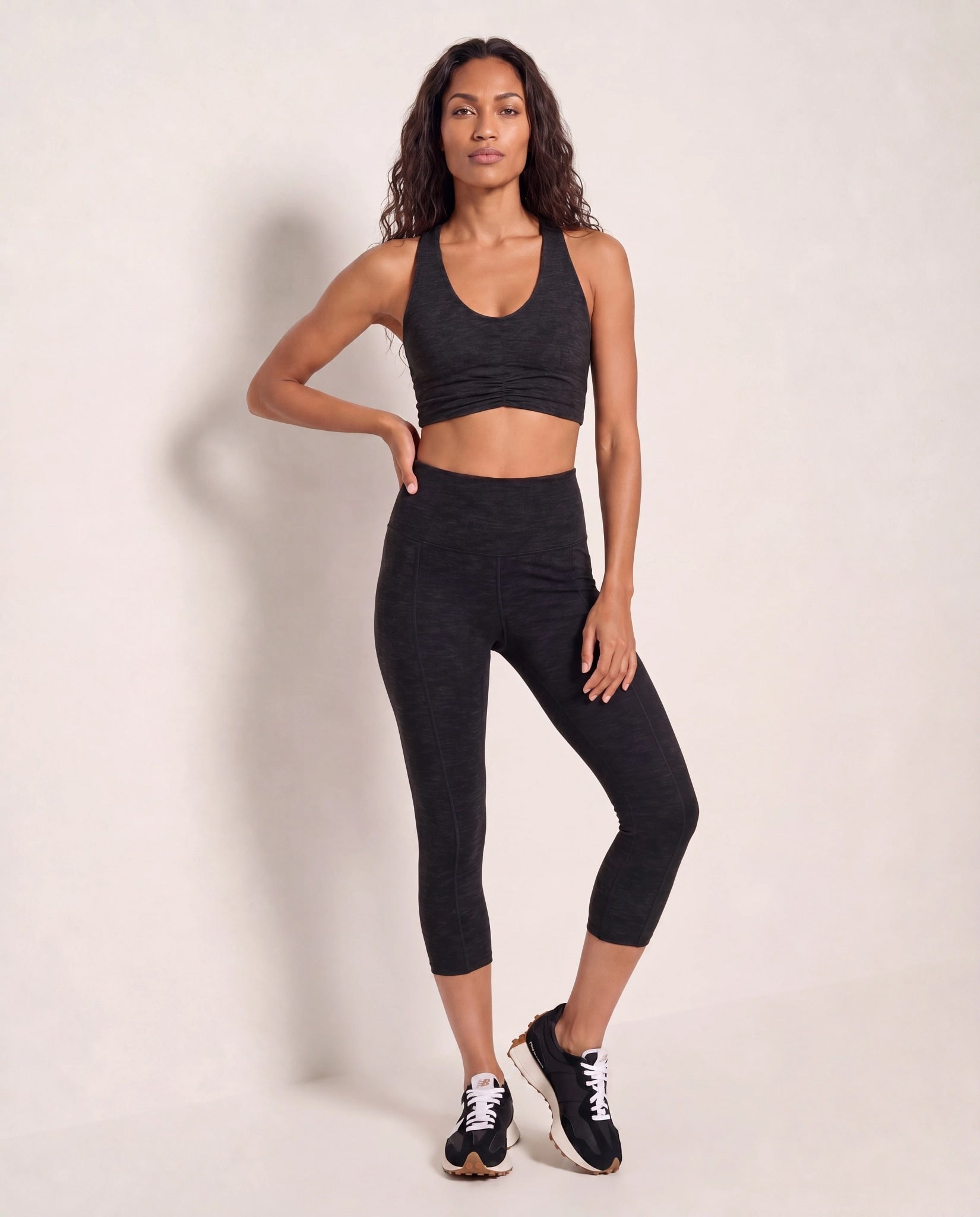Night Sky Heather $|& Interval FlowHeather Sculpt Enchant Bra - SOF Side
