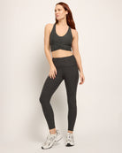 Heather Charcoal $|& Interval FlowHeather Sculpt Enchant Bra - UGC On Fig