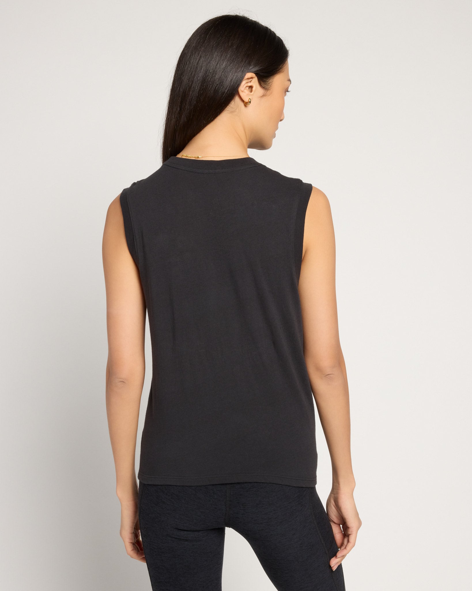 Faded Black $|& Interval Terrain Muscle Tank Butterfly - SOF Back