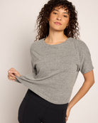 Heather Grey $|& Interval Mantra Short Sleeve Tee - VOF Front
