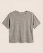 Heather Grey $|& Interval Mantra Short Sleeve Tee - Hanger Detail