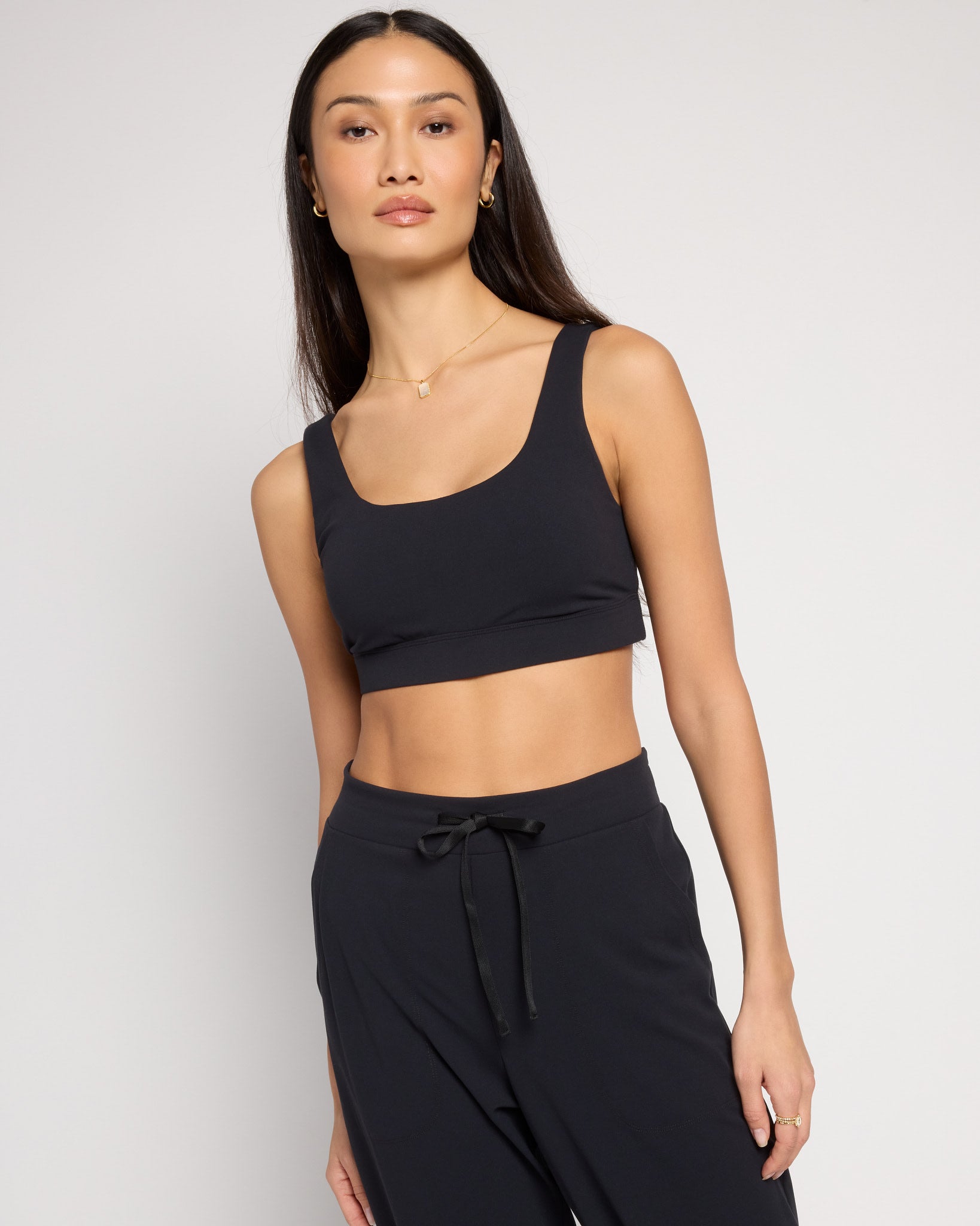 Black $|& Interval CloudLight Tone Bra - SOF Front