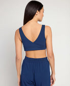 Deep Teal $|& Interval CloudLight Tone Bra - SOF Back