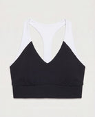 Black/White $|& Interval CloudLight Endurance Bra - Hanger Detail