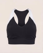 Black/White $|& Interval CloudLight Endurance Bra - Hanger Detail