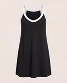 Black/White $|& Interval CloudLight Uptake Step In Active Dress - Hanger Detail