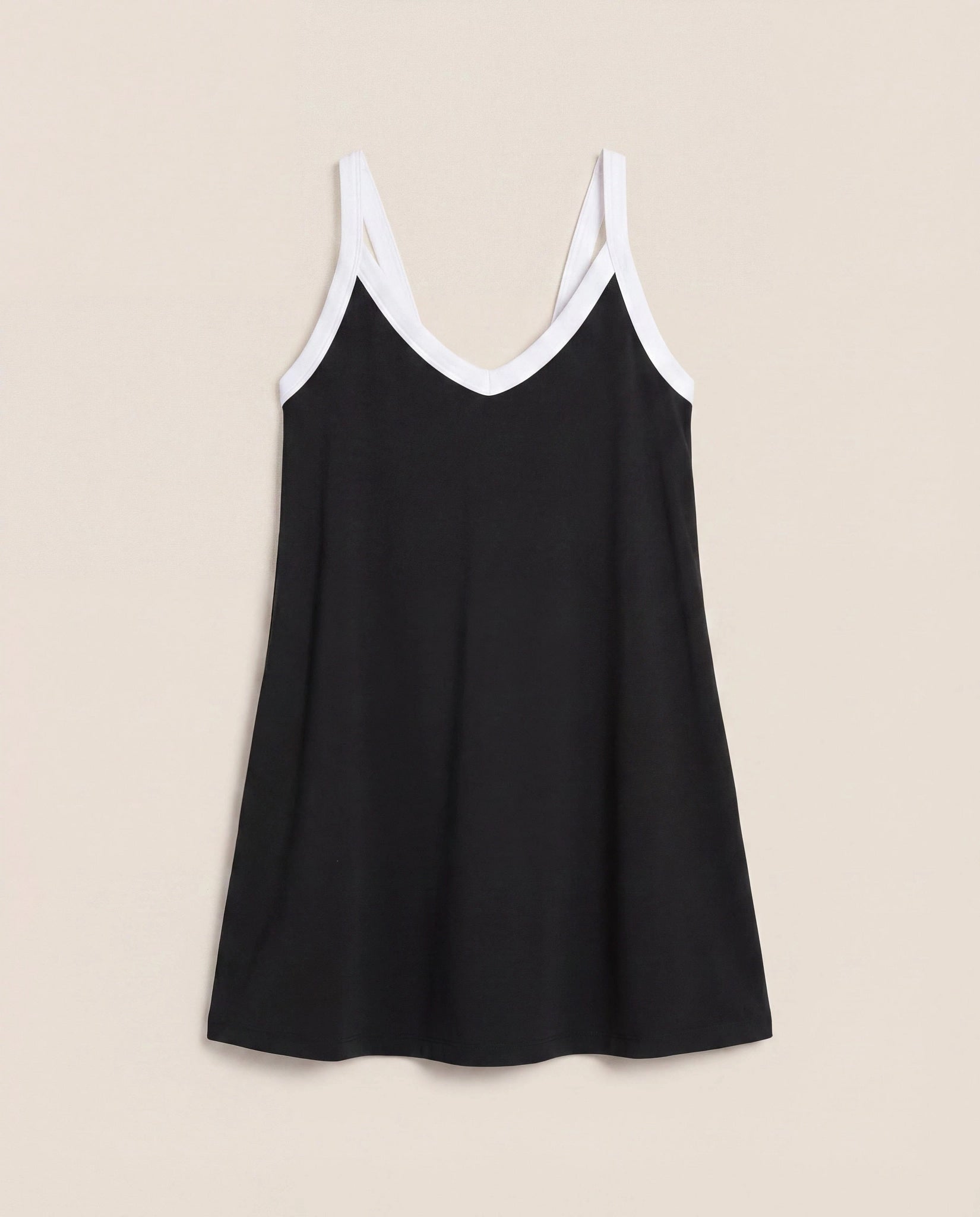Black/White $|& Interval CloudLight Uptake Step In Active Dress - Hanger Detail