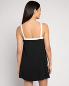 Black/White $|& Interval CloudLight Uptake Step In Active Dress - SOF Back