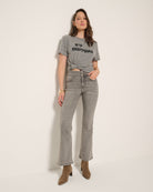 Heather Grey $|& SEAS Floret Relaxed Graphic Tee - UGC On Fig