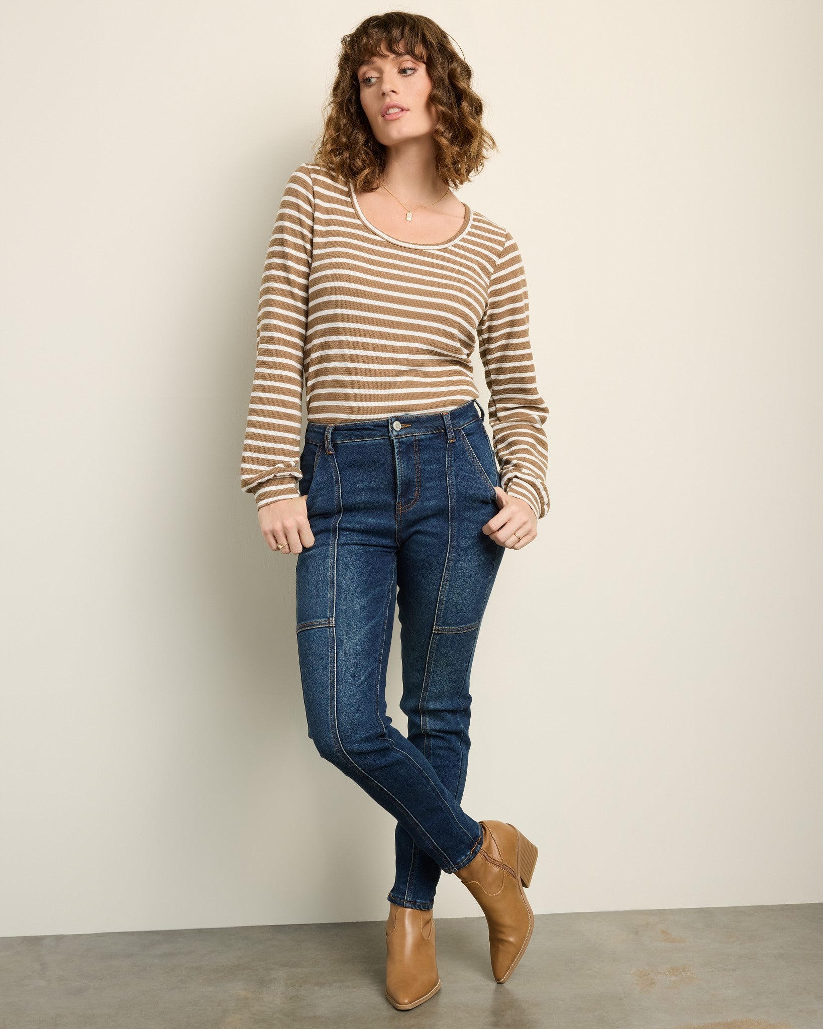 Rip Tide $|& SEAS Dame Seamed Skinny Jean - UGC On Fig