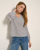 Mariner Midnight Cream $|& SEAS Deep Sea Long Sleeve Tee - VOF Front