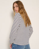Mariner Midnight Cream $|& SEAS Deep Sea Long Sleeve Tee - SOF Back