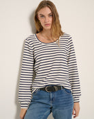 Mariner Midnight Cream $|& SEAS Deep Sea Long Sleeve Tee - SOF Front