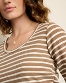 Café Cream $|& SEAS Deep Sea Long Sleeve Tee - SOF Full Front