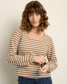 Café Cream $|& SEAS Deep Sea Long Sleeve Tee - SOF Front