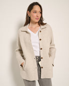 Cream $|& SEAS Baseline Shacket - SOF Front