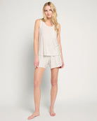 Ivory/Grey $|& SEAS Prisma Lounge Tank - UGC On Fig