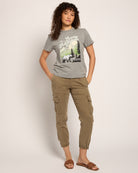 Heather Grey $|& Herizon Cherry Relaxed Graphic Tee - UGC On Fig