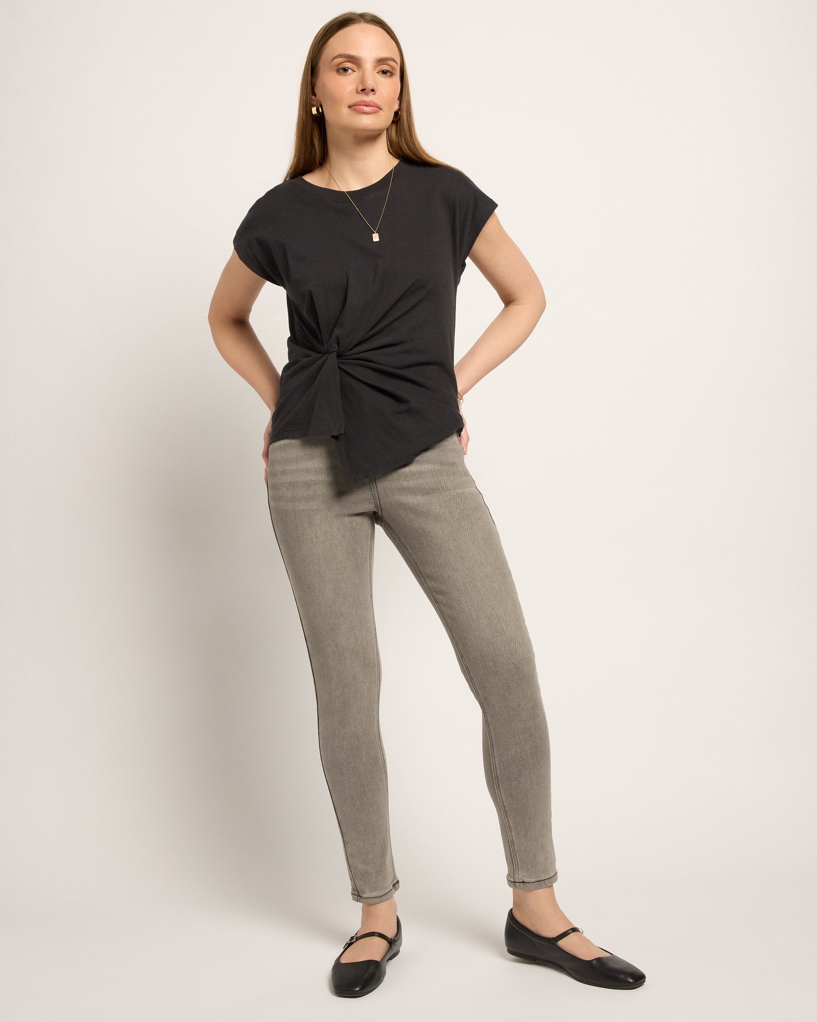 Coastal Haze $|& SEAS Farrah Rocker Skinny Jean - UGC On Fig