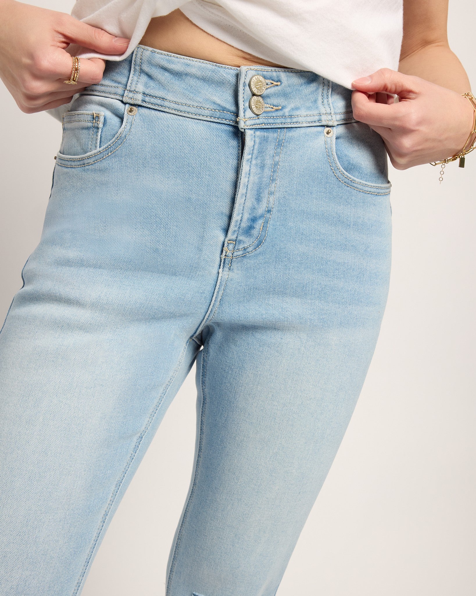 Lakeside $|& SEAS Farrah Rocker Slash Skinny Jean - VOF Front