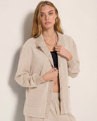 Heather Oatmeal $|& SEAS Abyssal Button Front Jacket - SOF Full Front