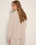 Heather Oatmeal $|& SEAS Abyssal Button Front Jacket - SOF Back