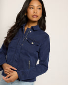 Sapphire $|& SEAS Potrero Twill Jacket - VOF Front
