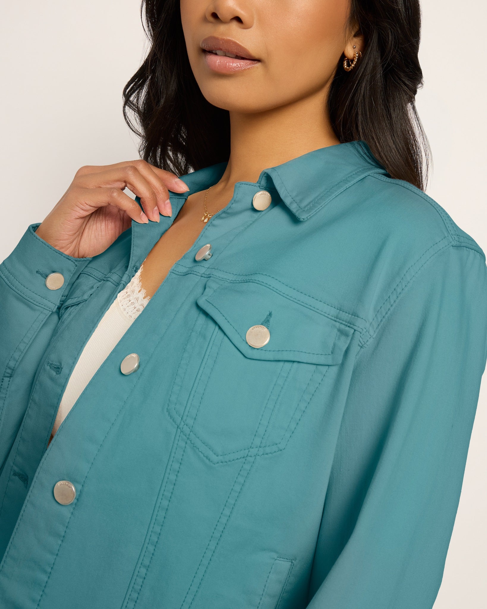 Sea Glass $|& SEAS Valencia Jacket - SOF Full Front