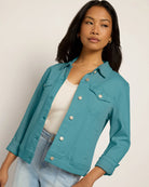 Sea Glass $|& SEAS Valencia Jacket - SOF Front