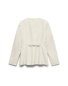 Birch $|& Vero Moda Drea Fitted Collarless Blazer