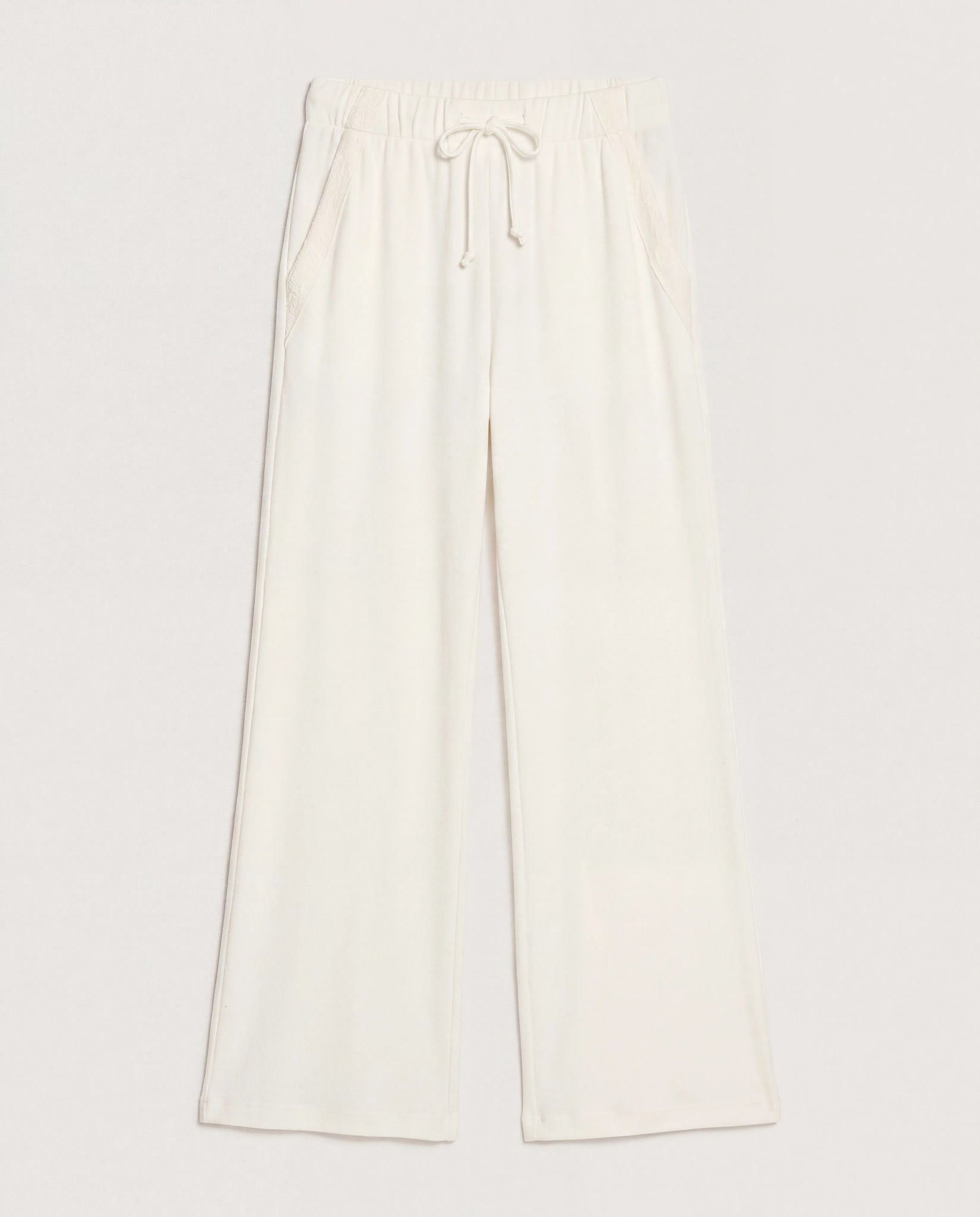 Cream $|& SEAS Posh Lounge Pant - Hanger Detail