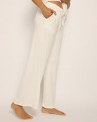 Cream $|& SEAS Posh Lounge Pant - VOF Front