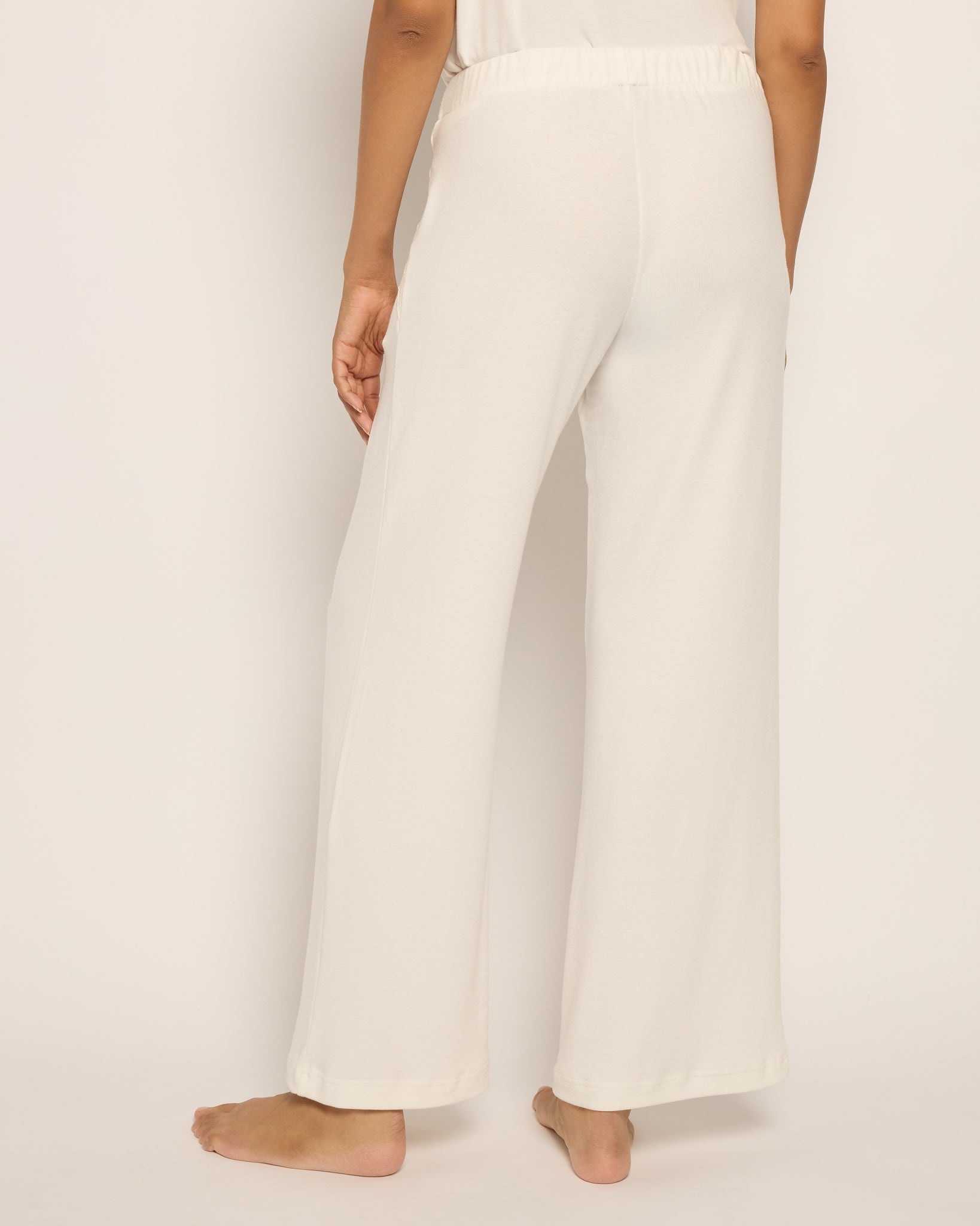 Cream $|& SEAS Posh Lounge Pant - SOF Back