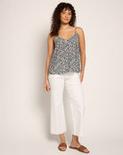 Birch Navy Blazer Bonnie $|& Vero Moda Printed Woven Cami Top - UGC On Fig