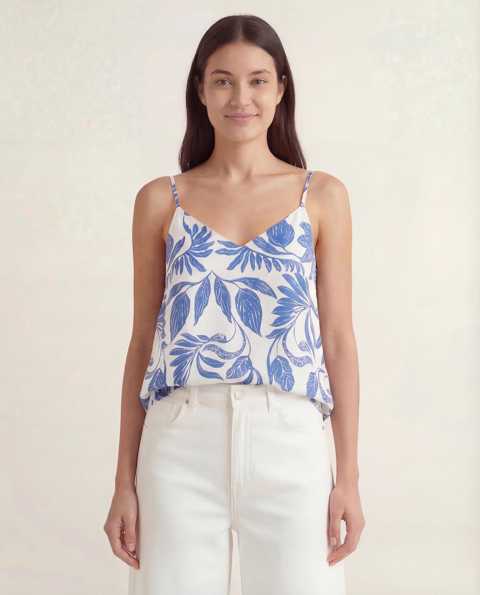 Birch Blake $|& Vero Moda Printed Woven Cami Top - VOF Detail