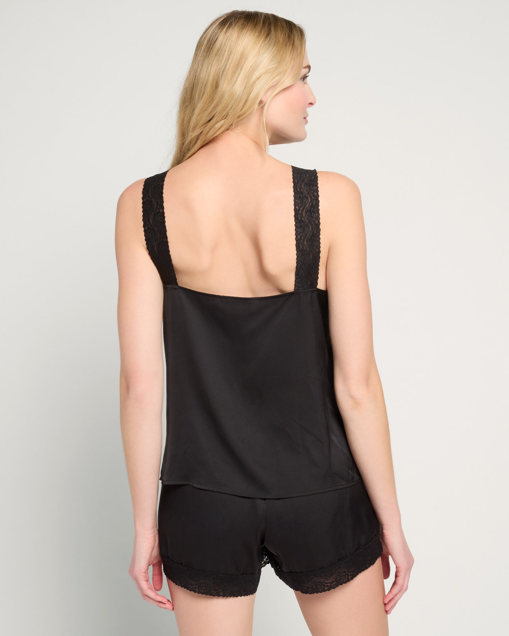 Black $|& SEAS Starlet Lace Sleep Set - SOF Back