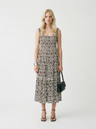 Birch Camille $|& Vero Moda Printed Midi Dress - VOF Detail