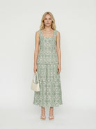Laurel Wreath Camille $|& Vero Moda Printed Midi Dress - VOF Detail