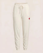Cream $|& SEAS Shoreline Hacci "Heart" Graphic Jogger - Hanger Detail