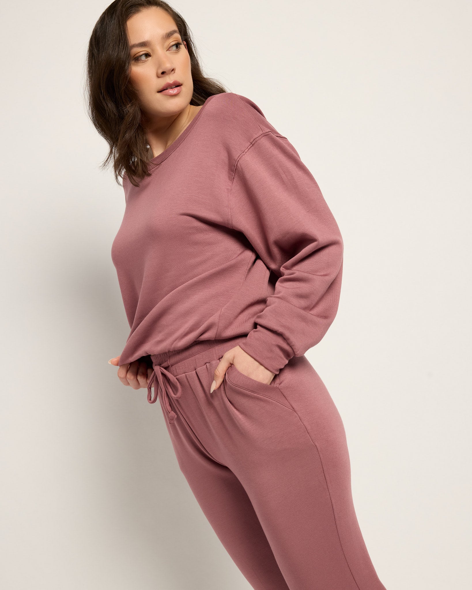 Rose $|& SEAS Over the Clouds Jogger - VOF Front