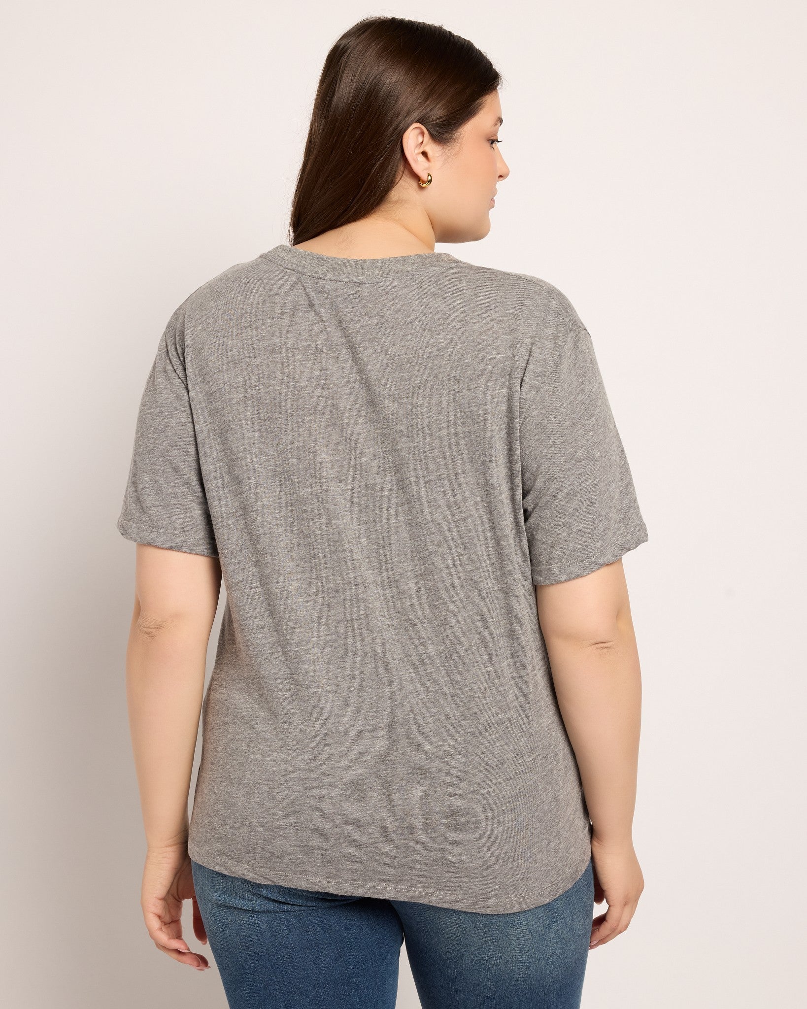 Ht Grey $|& Herizon Cherry Relaxed Graphic Tee - SOF Back