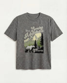 Ht Grey $|& Herizon Cherry Relaxed Graphic Tee - Hanger Detail