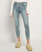White Water $|& Herizon Suzi Mid Rise Skinny Jeans - SOF Front