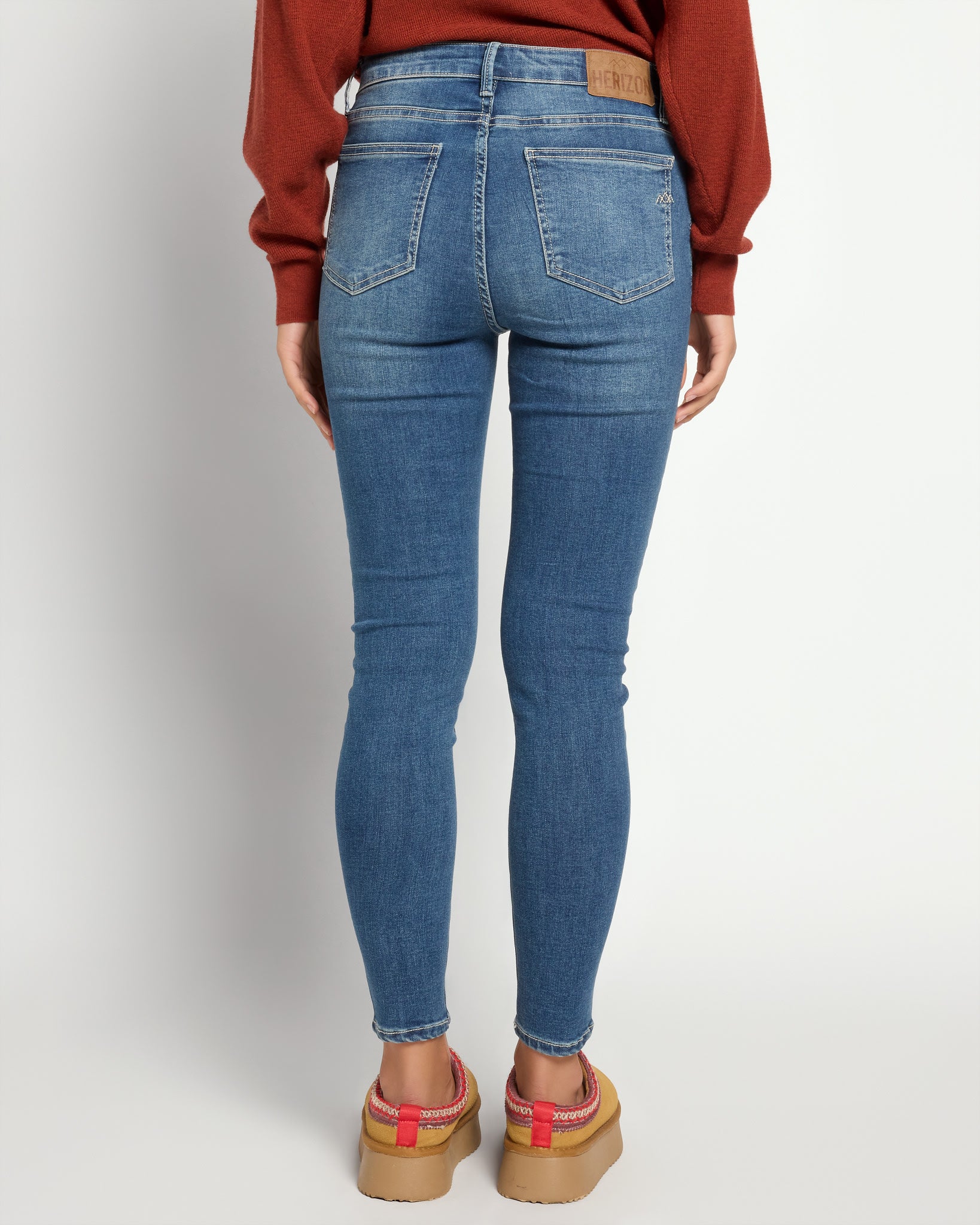 Swell $|& Herizon Suzi Mid Rise Skinny Jeans - SOF Back