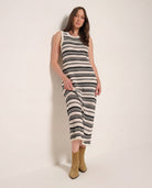 Black $|& SEAS Ruby Crochet Dress - SOF Front